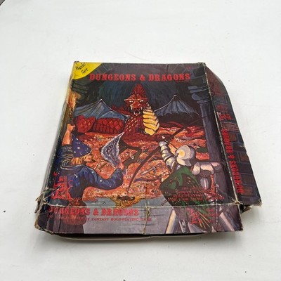 Vintage 1976 TSR Dungeons & Dragons Basic Set Original Fantasy Role Playing Game