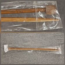 Bamboo Knitting Needles 13" 6mm Ball End 8 pairs available other sizes too NEW