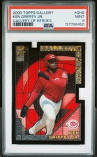 2000 Topps Gallery Gallery of Heroes Ken Griffey Jr #GH8 PSA 9 MINT HOF