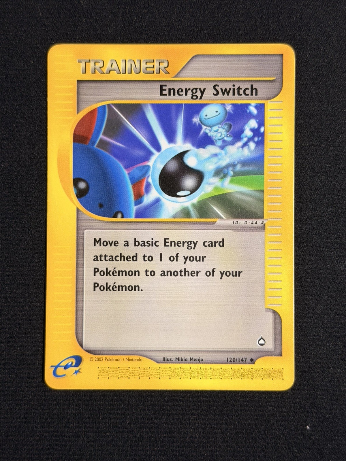 Energy Switch 120/147 Aquapolis Pokemon S277 NM