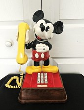 Vintage 1976 Disney "The Mickey Mouse Phone"  Push Button Landline Telephone