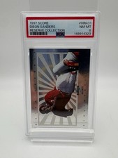 1997 Score HR431 Deion Sanders Reserve Collection PSA 8 POP 1 Rare