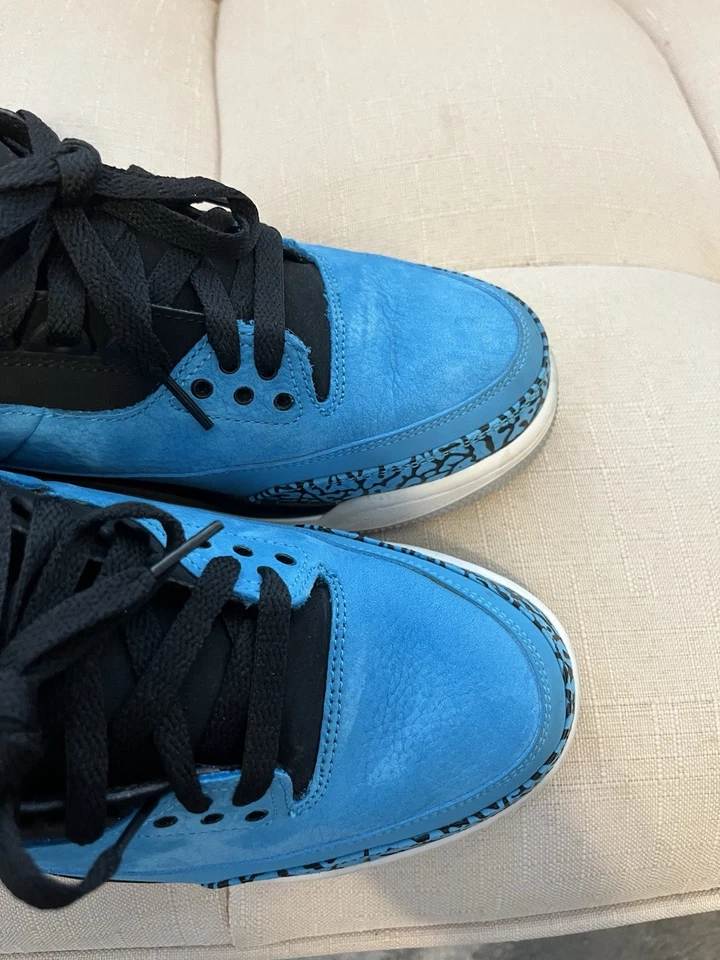 Jordan 3 Azul Polvo, Talla 10, Usado Foto 2 de 4