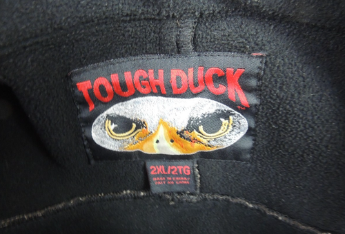 Tough Duck Brown Duck Canvas Fleece-gefütterte Arbeitskleidung Hausarbeit Jacke Winter Herren 2XL - Bild 9 von 23