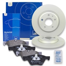 ATE Bremsscheiben 255mm + Bremsbeläge Hinten passend für Audi A6 C5 2.5 2.8 3.0