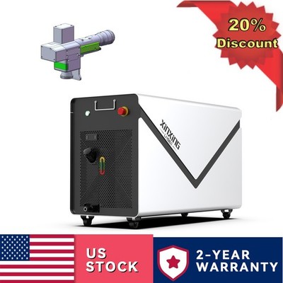 US STOCK 2000W Fiber Laser Cleaning Machine 300mm cleaner Rust Remover Oil Paint