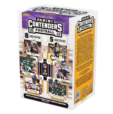 2022 Panini Contenders NFL Football Factory Sealed Blaster Box