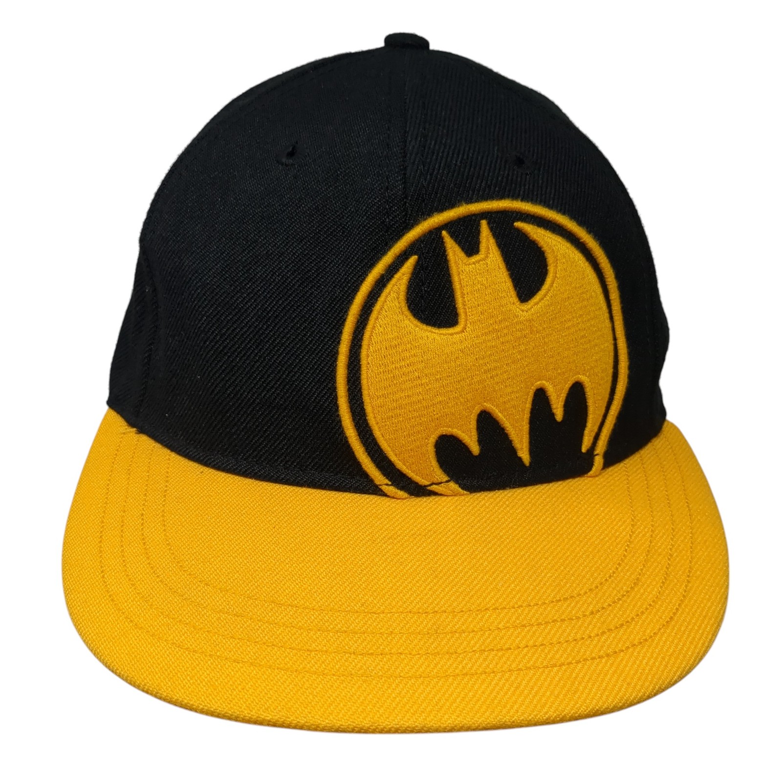 Batman Fitted Baseball Hat Multicolor Medium Embr… - image 1