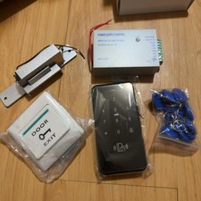RFID Access Control Kit IP68 Waterproof Keypad  Electric Strike Lock  10 Fobs