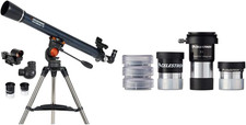 - Astromaster 70AZ Telescope - Refractor Telescope - Fully Coated Glass Optics -
