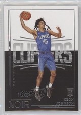2021-22 Panini Noir Rookies Icon Edition 70/99 Keon Johnson #200 6fs