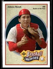 1992 Upper Deck #37 Johnny Bench Baseball Heroes: 3303J