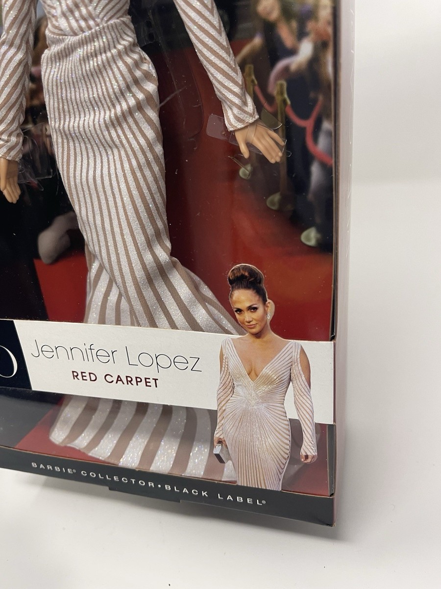Jennifer Lopez Barbie Doll Red Carpet Black Label 2013 Mattel JLO