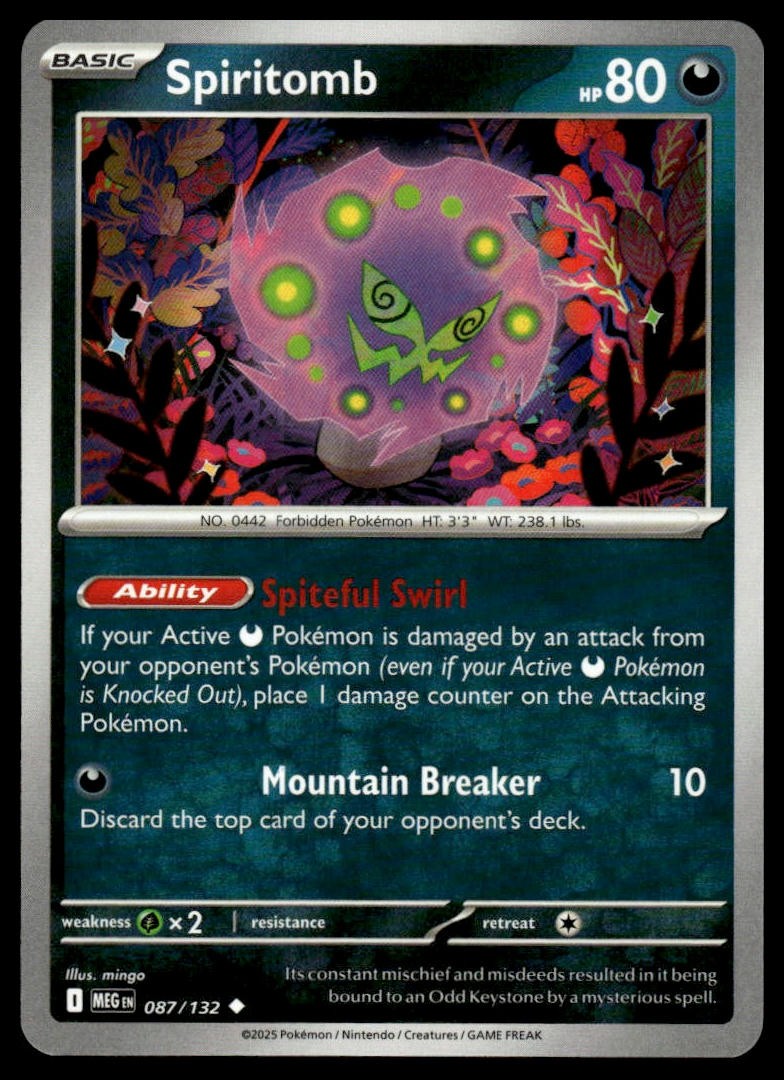 Pokemon Mega Evolution #087/132 Spiritomb