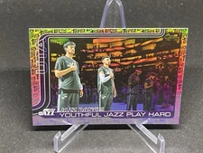 2025-26 Topps Basketball Jazz Dance #290 Topps Foil Pattern SP Utah Jazz