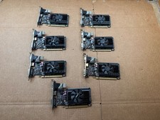 LOT OF 7 MSI N610GT-MD1GD3 LP PCI-E Graphics Card GPU