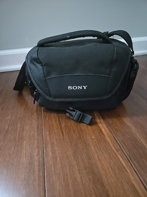 Sony LCSU21 Soft Carrying Case For Cyber-Shot And Alpha Nex Cameras Black 