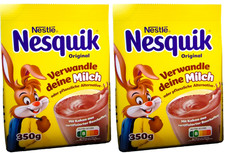 Nestle Nesquik Kakaopulver Nachfüllbeutel  2x 350g Packung