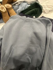 Comfrt Fitted Zip-Up Hoodie – Slate Color – Never Worn