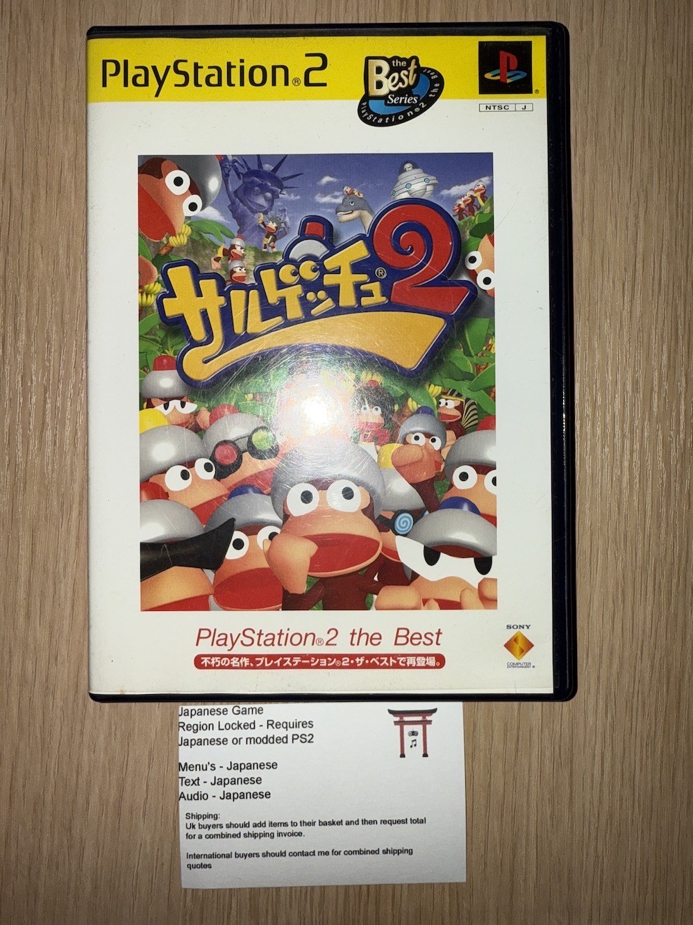 Saru Gechu 2 - Japanese NTSC-J PS2 Playstation 2