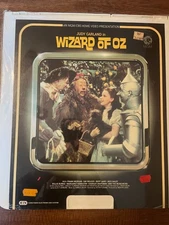 Vintage Wizard Of Oz MGM/CBS CED Video Disc Judy Garland 1939 1982 NEW & SEALED