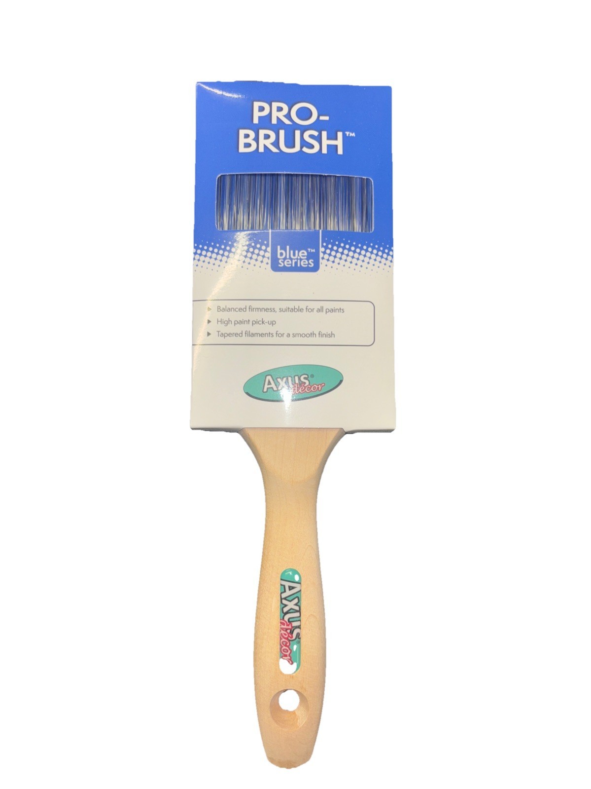 Axus Decor Super Smooth Paint Brush Blue Series  Professional Quality - 3""/75mm