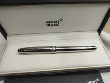 Montblanc 163 Classique Meisterstück Silver Rollerball Pen Luxury New NIB Gift