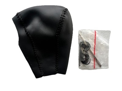 Gear Shift Head Knob Cover Kit Black Auto Interior Parts Vehicle Accessory