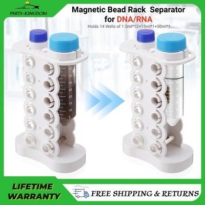 New Magnetic Bead Rack Separator for DNA/RNA Purification,1.5ml*12+15ml*1+50ml*1