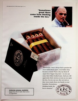 2008 La Gloria Cubana E.P.C. Serie R Cigar Ad Ephemera Dominican Republic