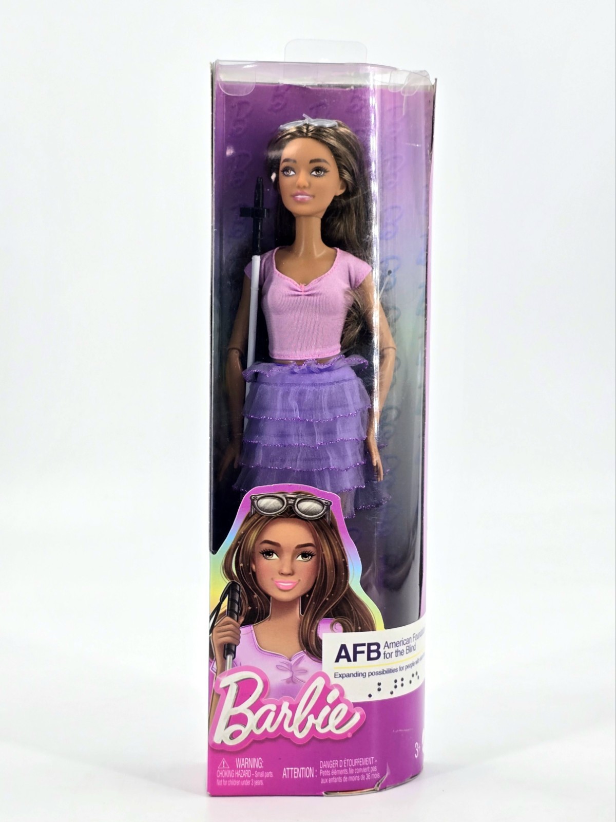 Barbie Fashionistas Doll #228, Blind Doll Wearing Pink Top and Ruffled Skirt