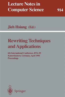 Rewriting Techniques and Applications Jieh Hsiang Taschenbuch xii Englisch 1995