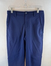 Under Armour UA Matchplay Boys' Pants Navy Blue Golf Classic, Size Youth Large