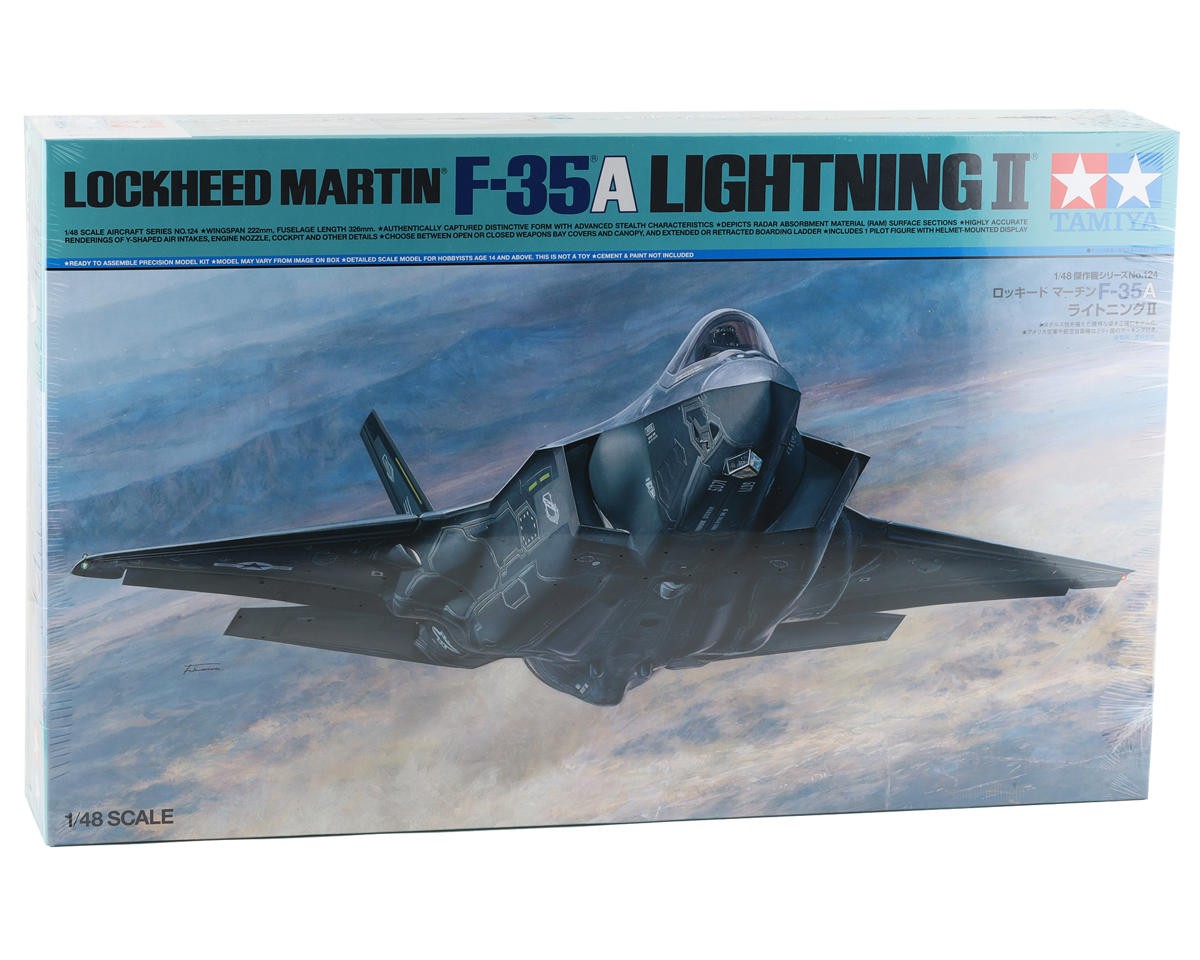 Tamiya 1/48 Lockheed Martin F-35 A Lightning II Model Airplane Kit