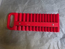Snap On Mr1426 Socket Holder Orange Plastic Magnetic Portable Case - 14 Drive Snap On Mr1426 Socket Holder Orange Plastic Magnetic Portable Case - 14 Drive