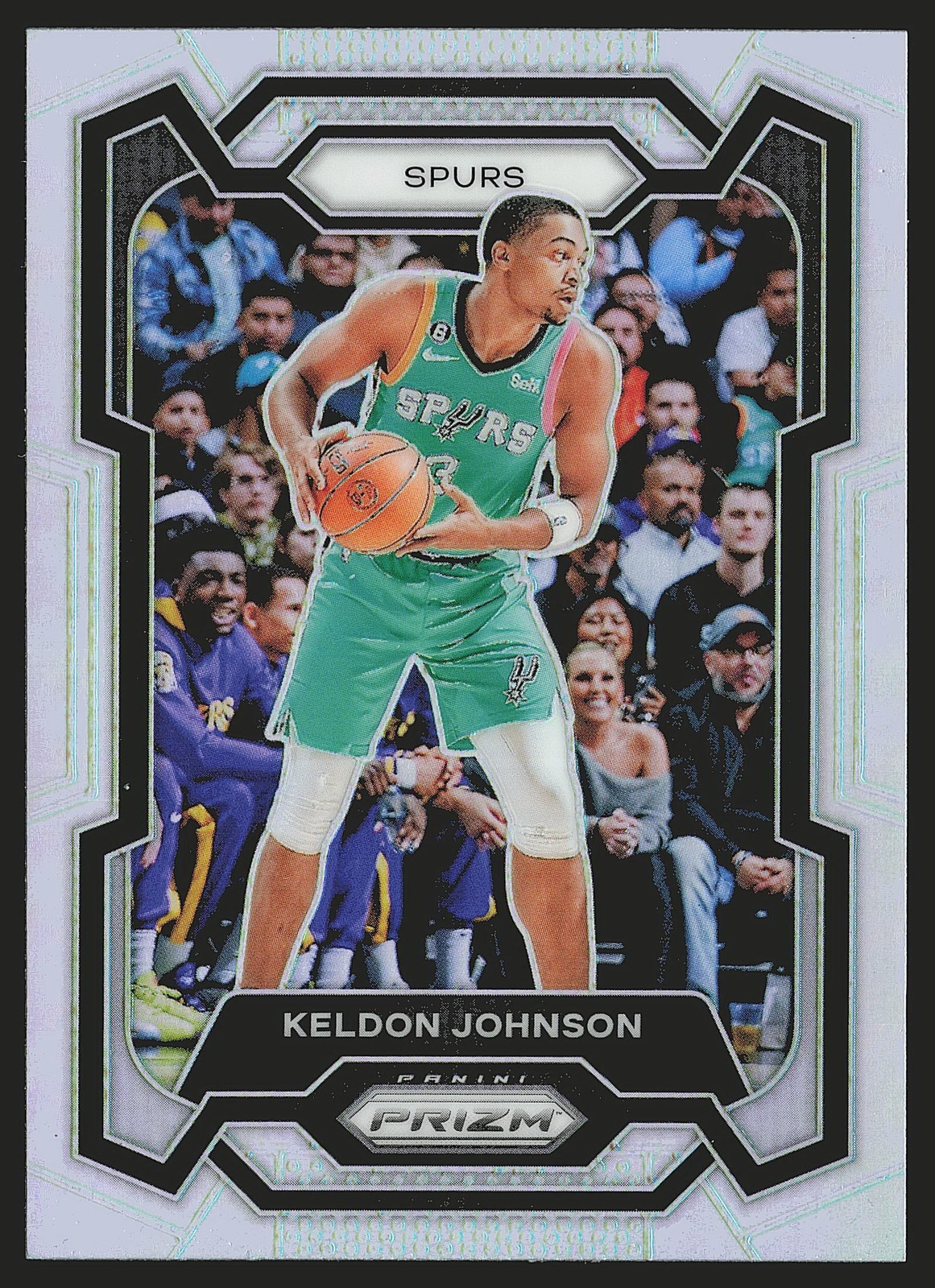 2023-24 Panini Prizm #82 Keldon Johnson Prizms Silver