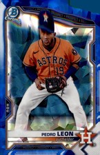 2021 Bowman Chrome - Prospects Sapphire BCP-92 Pedro Leon