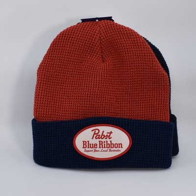 Pabst Blue Ribbon Beer PBR Beanies Knit Hats Caps 2-Pack  display picture 1