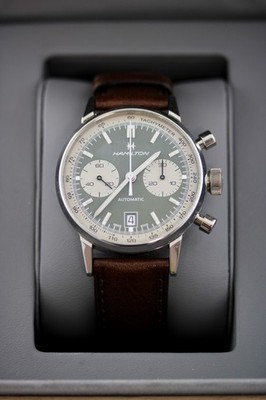 Hamilton Intra-Matic Auto Chrono Green Dial (Full Set)
