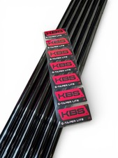 NEW KBS -Taper Lite PVD Black Steel Iron Shaft .370" Parallel Tip - Choose Flex
