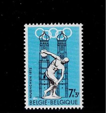 Belgium Scott #B873, Single 1971 Complete FVF MH