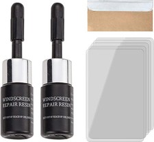 (2 pcs) Nano Repair Fluid Kit Cracked Windshield Repair Kit Resin | Wind Shield