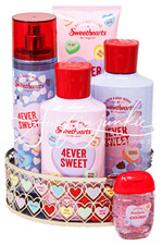 Bath  Body Works Sweethearts 4Ever Sweet Spray Lotion Shower Gel Body Cream 6p