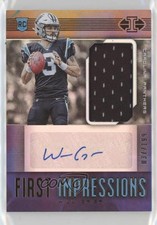 2019 Panini Illusions First Impressions Memorabilia 37/199 Will Grier Auto 0b3j