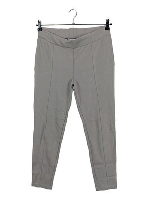 THE BASICS C&A Stoffhose Damen Hose Gr. DE 38 hellgrau Casual-Look