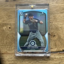 2023 Bowman Draft - Chrome Colt Emerson #BDC-42 Sky Blue Refractor (RC)