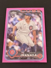 2024 Topps Chrome Shota Imanaga Pink Rookie Card # 121