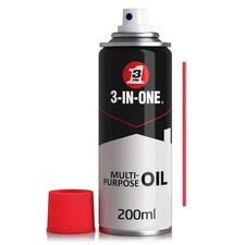 3 IN ONE 200ml Multi Use Aerosol Lubricates Moving Parts Cleans & Protects 27.20 per litre