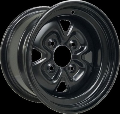 Moose Utility Gloss Black Steel Wheel 12x7 - 4/156 - 4+3