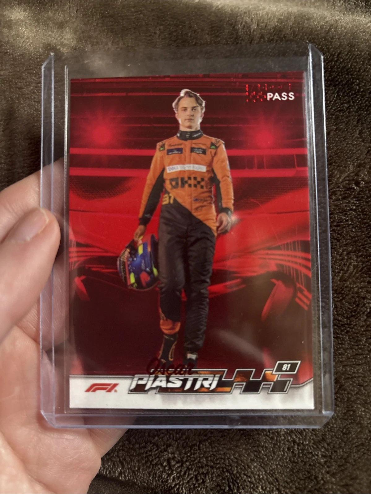 Oscar Piastri trading card